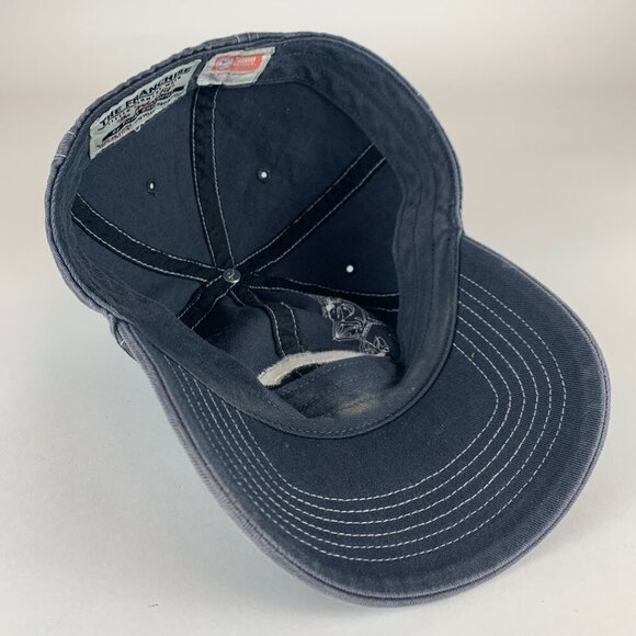 Creighton Blue Jays NCAA Navy Blue Twins Enterprise Franchise Fitted Hat Small - Picture 5 of 6